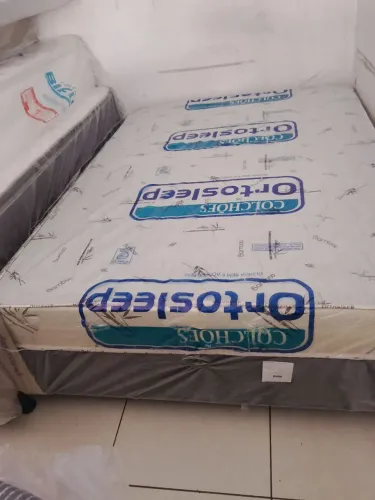 Cama box acoplada casal 