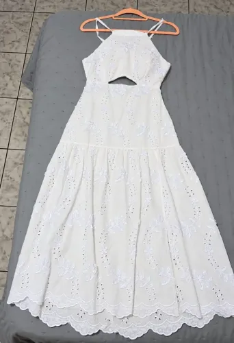 Vestido branco Laíse novo