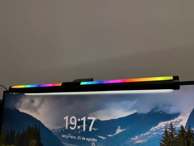 Barra de Luz RGB para Monitor LED USB Gamer / Home Office