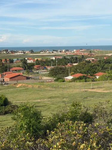 Terreno vista mar e dunas morro branco c/doc