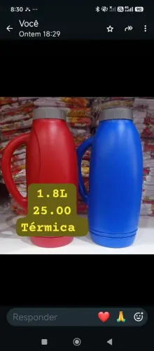 Garrafa térmica 1.8 LT muito boa 