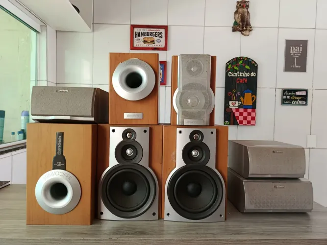 Conjunto de caixas gradiente sub -M-sub - G caixas com telas originais