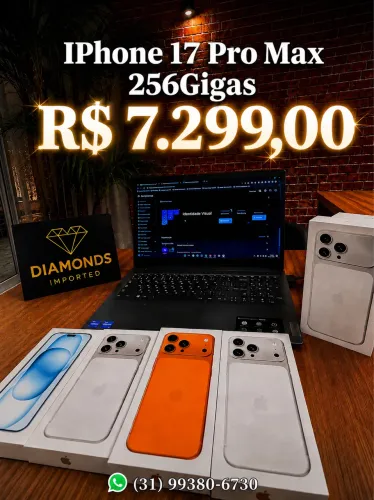 IPhone 17 pro Max 256G Novo - lacrado (Orange) 