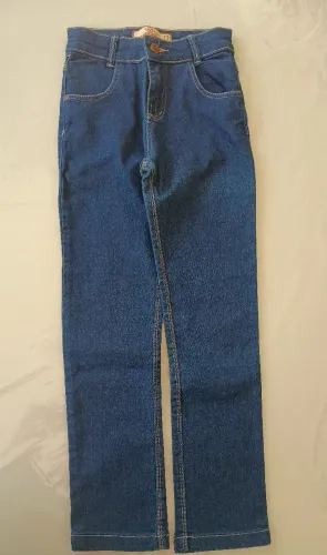 Calça jeans, masculina, infantil, tamanho 10