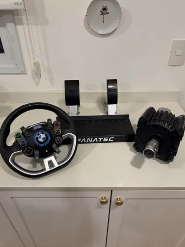 Fanatec GT DD Pro 8nm mod BMW volante simulador de corrida
