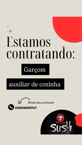 Estamos contratando 
