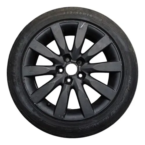 Roda Boa Pneu Bom Audi A1 2012 2013 2014 215 45 R16 Preto