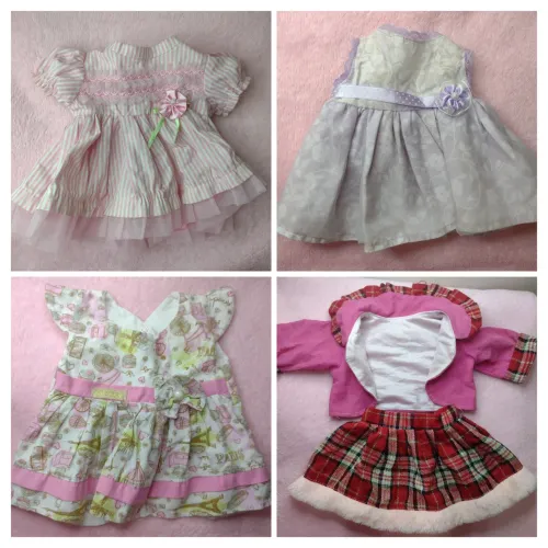 lote roupas de bonecas 