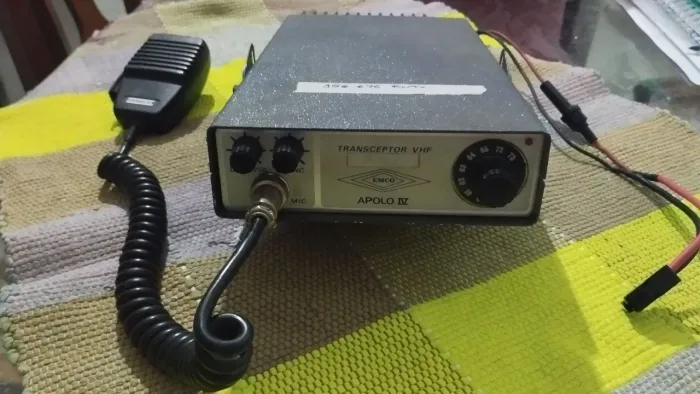 Rádio comunicador VHF 8 canais Apolo 4 ANTIGO