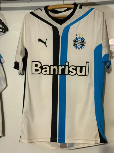 Segunda camisa Grêmio 2009 modelo marinheiro e com número pintado