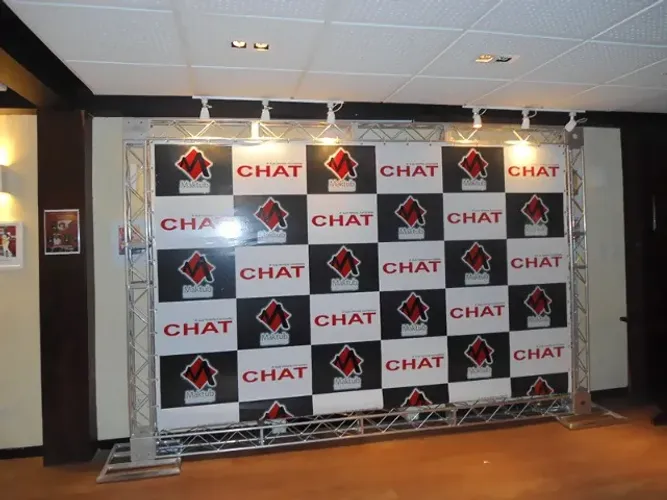 Painel Backdrop, locação e produção