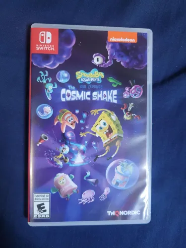 Bob esponja cosmic shake Nintendo switch jogo