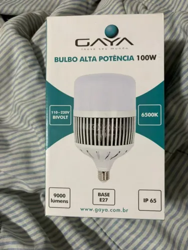 Lâmpada Led Bulbo 100w E27 6500k Alta Potência Gaya
