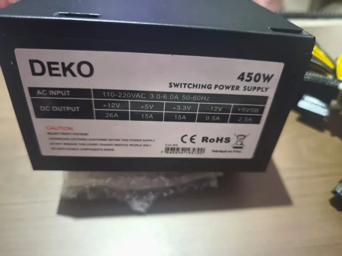 Fonte Deko 450w