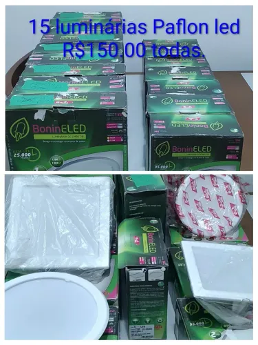 Luminárias Paflon LED 