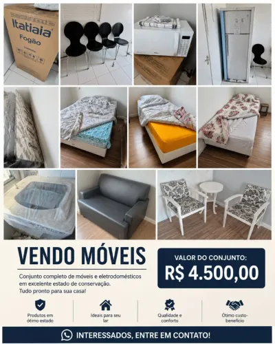 Móveis e eletrodomésticos pacote