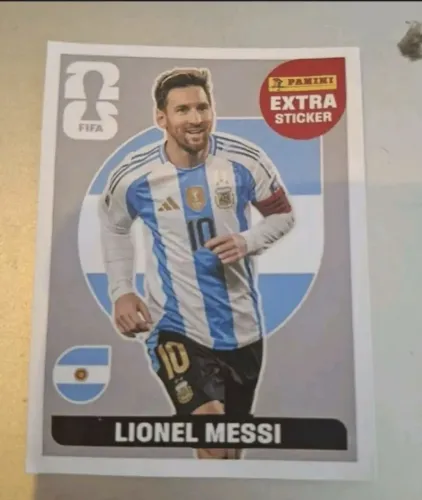 figurinha messi prata legend copa 2026 ( NÃO oficial