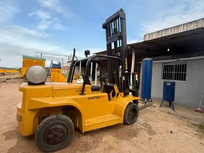 Empilhadeira hyster motor perkins diesel 7 ton