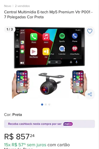 MULTIMÍDIA FORD KA 2018