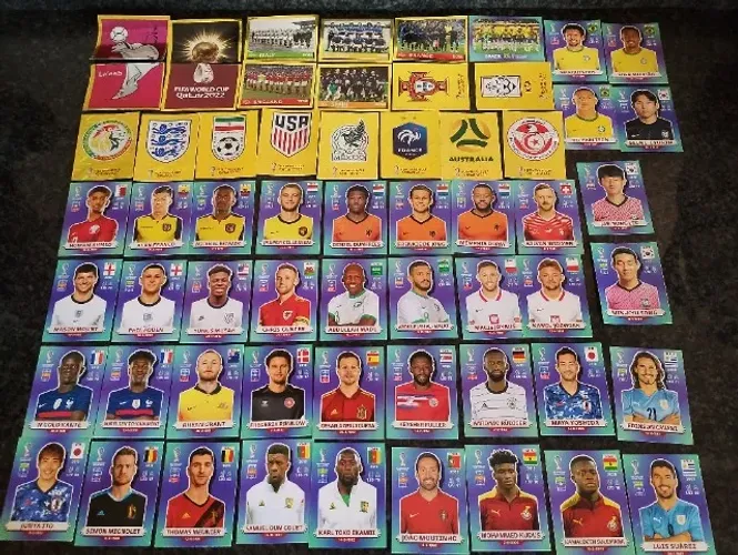 60 figurinhas sem repetição Copa do Mundo Qatar 2022