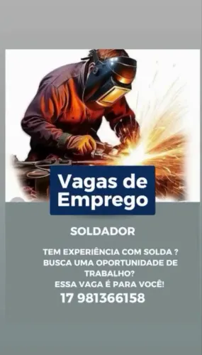 VAGA DE EMPREGO SOLDADOR