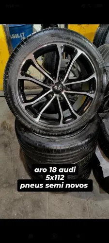 aro 18 furacão 5x112 audi em 10 xsem juros 