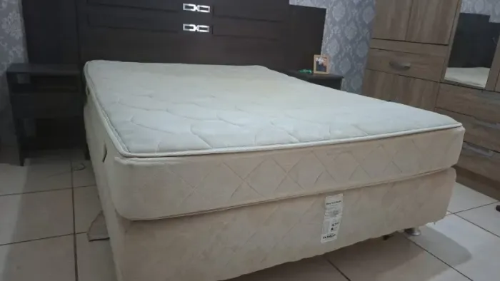 Cama casal box pró-saúde