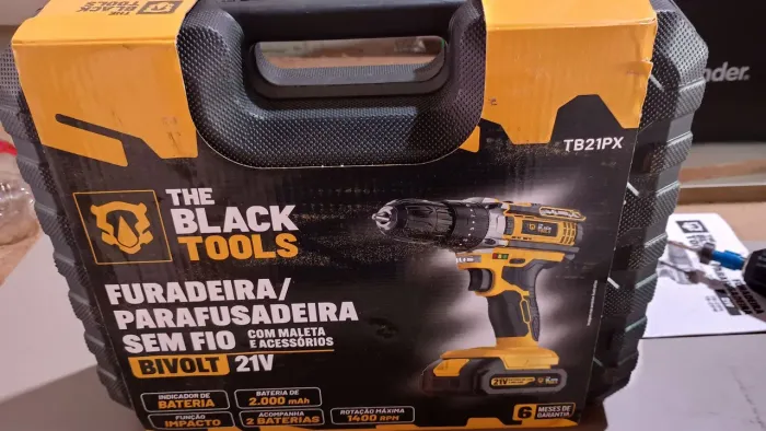 Parafusadeira e furadeira de impacto a bateria 21v
