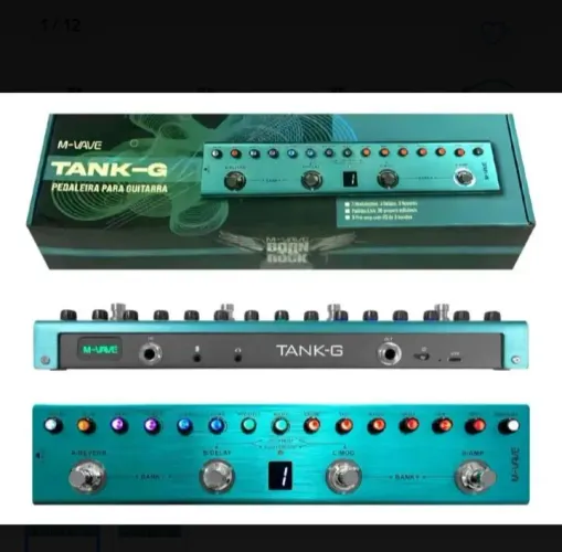 Pedaleira de guitarra tank g 