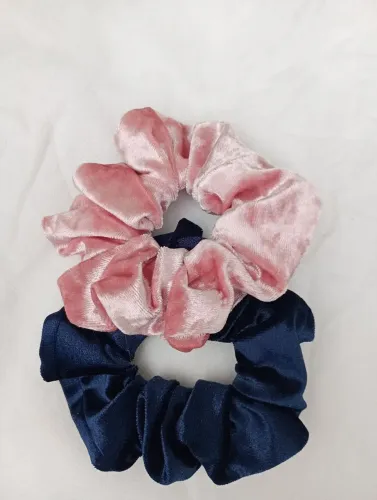 Xuxinha de cabelo de veludo