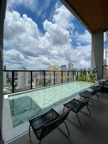 Flat mobiliado para locação no Taí Residências ? 1 quarto, 45 m²