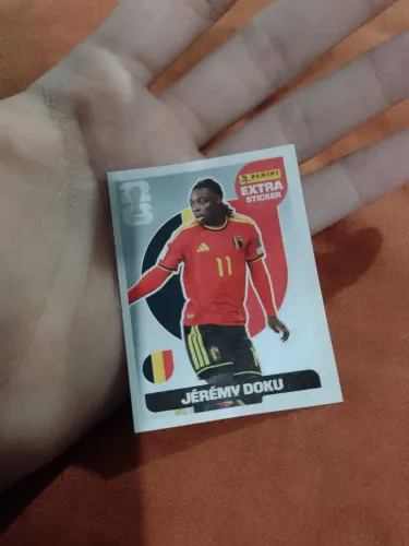 Figurinha Extra Prata - Jérémy Doku