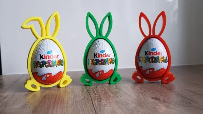 Coelhinho de Páscoa para Kinder Ovo