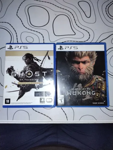 Jogos de Ps5 (Playstation 5) Black Myth Wukong e Ghost of Tsushima Director's Cut