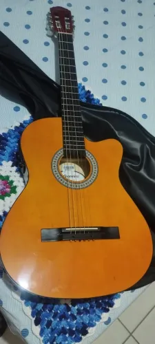 Violão Eletroacústica Giannini Start Sf-14 Ceq Para Destros Natural Verniz Brilhante