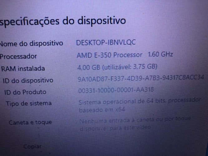 Notebook Samsung