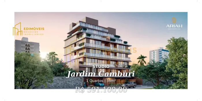 Incrível Studio em Jardim Camburi com Garden Privativo e Lazer Completo!