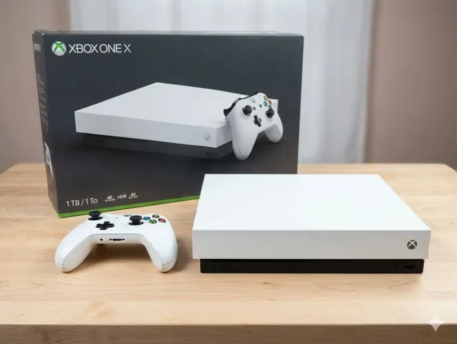 Xbox One X 1TB Robot White Edição Especial