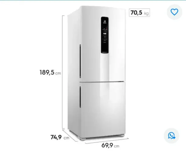 Refrigerador Electrolux Inverter 490 L