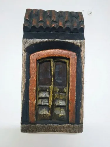 Entalhe de madeira delva