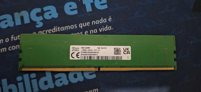 Memória RAM DDR5 16gb single Channel