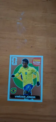 Figurinha Extra Sticker Vinicius Júnior