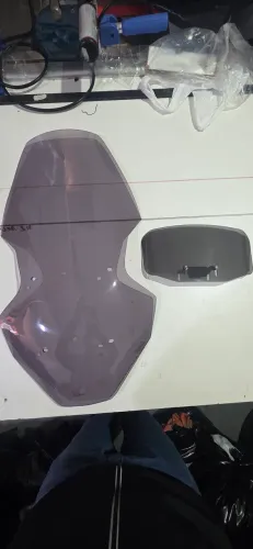 Bolha alta e defletor honda adv