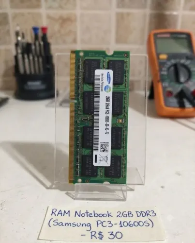 Memória RAM Notebook 2GB DDR3 Samsung PC3