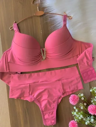 Conjunto lingerie bojo sofisticado Premium Tam- M AO GG