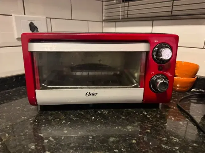 Forno Elétrico Compact 10 Litros Vermelho Oster