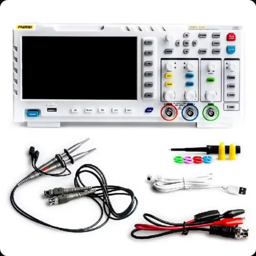 Osciloscópio digital de bancada 100MHz gerador sinais