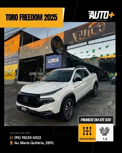 Fiat Toro Freedom 1.3 T270 4X2 Flex AUT 2025
