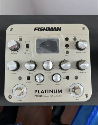 Preamplificador Fishman Platinum Pro EQ - Na Caixa Com Manual (Seminovo)