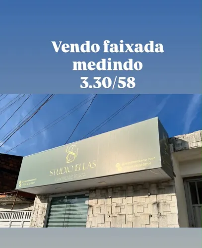 Vendo faixada medindo 3.30/58